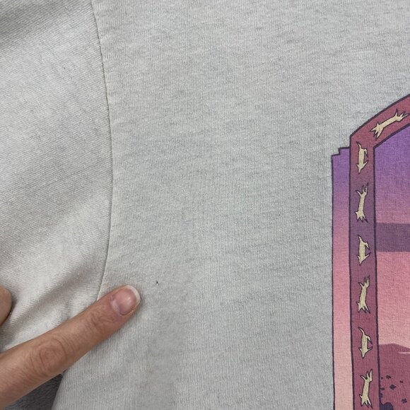 Vintage Oklahoma Coyote Single Stitch Southwest Graphic Tee USA Made - Picture 4 of 10